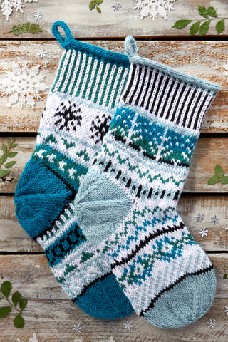 Holiday Stockings - 12 Days of Winter Collection (Universal Yarn)