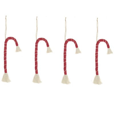 Rico Design 4 piece Candy Cane Macramé Kit (Universal Yarn)