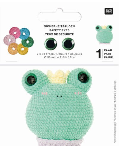 Safety Eyes for Cuddly Toys (Universal Yarns)