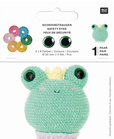 Safety Eyes for Cuddly Toys (Universal Yarns)