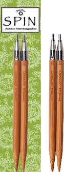Chiaogoo SPIN™ Bamboo Interchangeable Sets & Tips (SPIN Bamboo) All Sizes