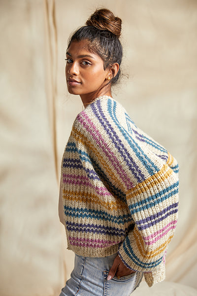 Blake Cardigan Kit (Universal Yarn)