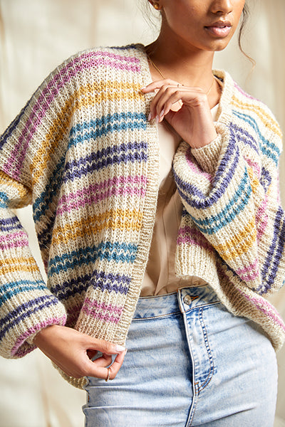 Blake Cardigan Kit (Universal Yarn)