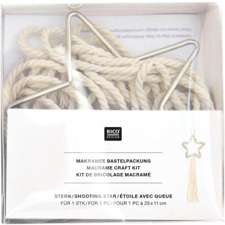 Rico Design Star Macramé Kit (Universal Yarn)