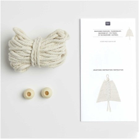 Rico Design Fir Trees Macramé Kit (Universal Yarn)