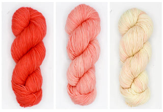 Buy kit-4-pink-sand Gradient Bias Shawl Kit (Baah Yarn)