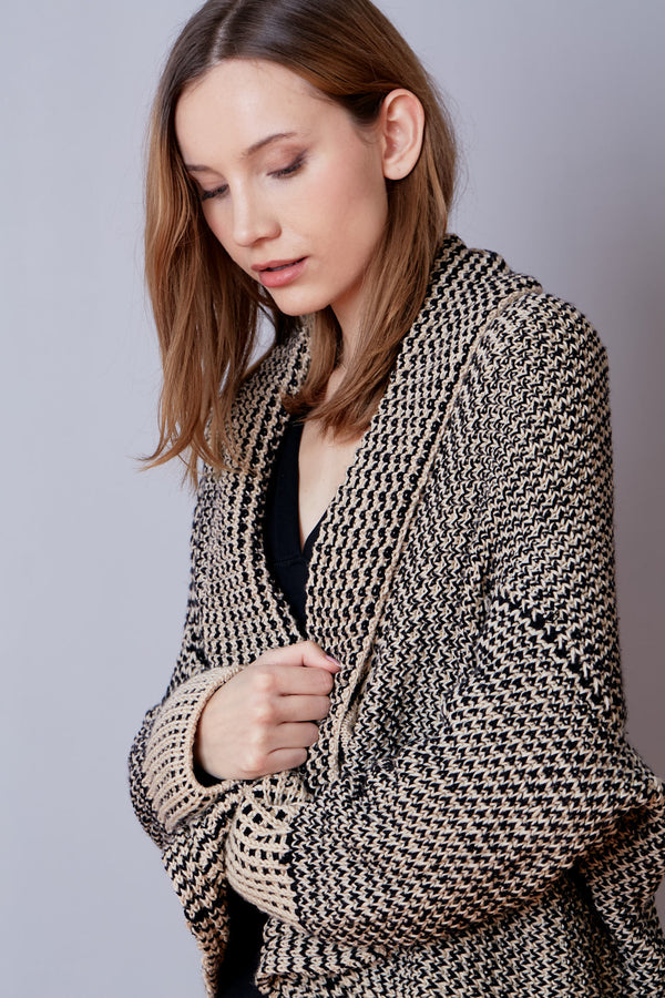Crosshatch Cardigan Kit (Urth Yarns)