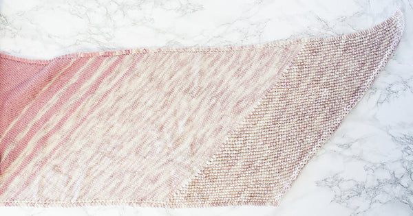 Gradient Bias Shawl Kit (Baah Yarn)