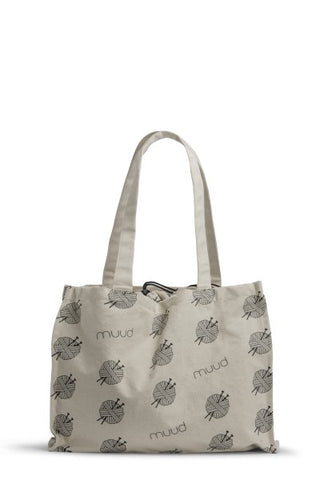 Buy knit-in-store-online-only Muud Recycled Shopper Project Bag & Tote (muud)