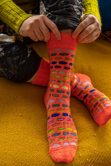Painting Bricks Sock Kit (Stephen West)
