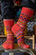 Painting Bricks Sock Kit (Stephen West)