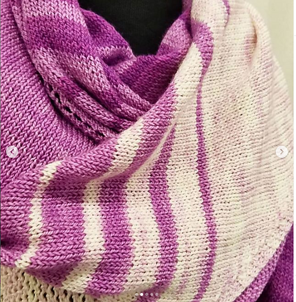 Gradient Bias Shawl Kit (Baah Yarn)