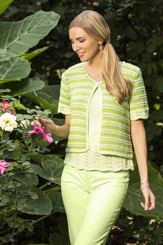 Buy afternoon-tea-twinset Knit and Crochet Patterns for: Cotton Supreme DK (Universal Yarn)