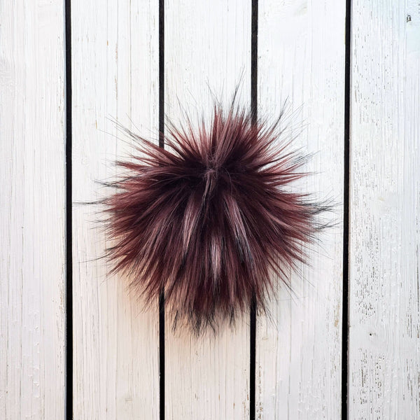 Handmade Faux Fur Pom Poms (No Hooks Given)
