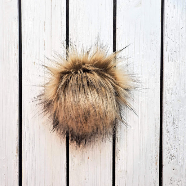 Handmade Faux Fur Pom Poms (No Hooks Given)
