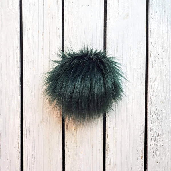 Handmade Faux Fur Pom Poms (No Hooks Given)