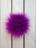 Handmade Faux Fur Pom Poms (No Hooks Given)