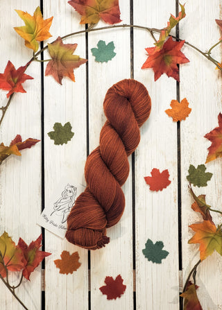 Buy spiced-cider Highlander Fingering (Kitty Pride Fibers) Ready to Ship