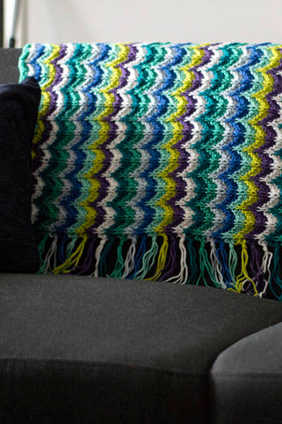 Colorbloom Afghan - Knit & Crochet Kits (Universal Yarns)