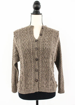 Buy macchiato Farm Twist Jacket by Joji Locatelli Eco Baby Alpaca and Wool Kit (Baah Yarn)