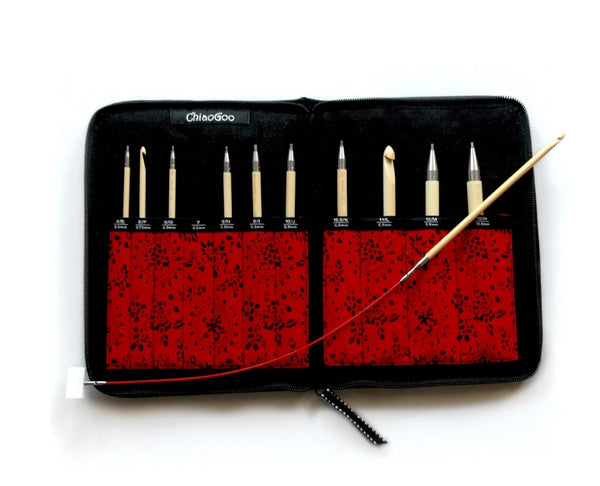 Chiaogoo Bamboo T-SPIN Tunisian Interchangeable Set, Parts & Accessories