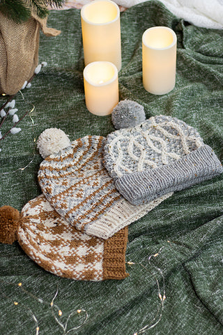 Gingersnap Hats Kit (Universal Yarn)