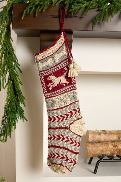 Donner the Dog Stocking : Home for the Holidays 2024 Kit (Universal Yarn)