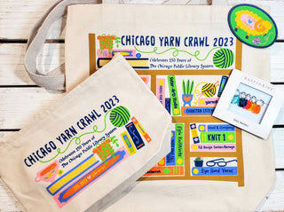 2023 Chicago Yarn Crawl Bags and Merch