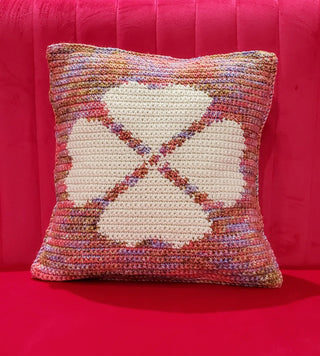 Magic Floral Pillow (2024 Yarn Crawl Crochet Pattern)