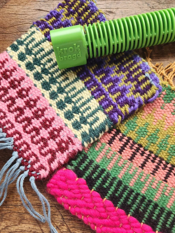 The boomloom KROKBRAGD pattern bar