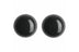8mm Plain Black Safety eyes