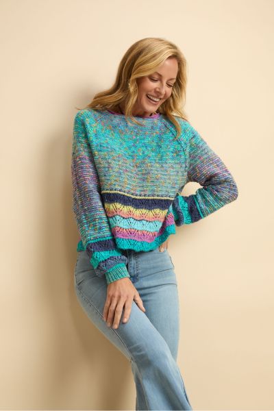 Goa Cardigan - Knitting Pattern and Kit (Universal Yarn)