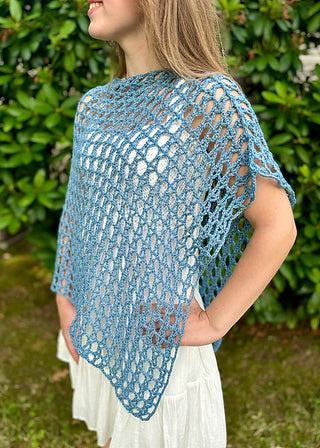 Pompano- Crochet Topper Pattern (Plymouth Yarn)