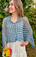 Pompano- Crochet Topper Pattern (Plymouth Yarn)