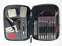 ChiaoGoo FORTÉ 2.0 5" African Blackwood and Carbon Fiber Interchangeable Knitting Needles Set