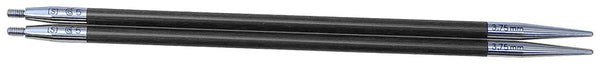 ChiaoGoo FORTÉ 2.0 5" African Blackwood and Carbon Fiber Interchangeable Knitting Needles Set