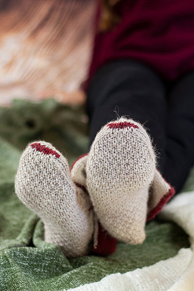 By the Fire Slippers Kit (Universal Yarn)