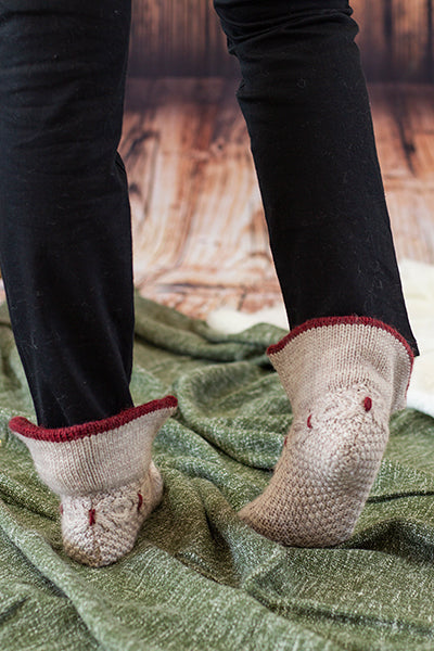 By the Fire Slippers Kit (Universal Yarn)