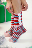 Swiss Meringue Slippers Kit (Universal Yarn)