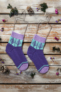 Blue Spruce Socks - 12 Days of Winter Collection (Universal Yarn)