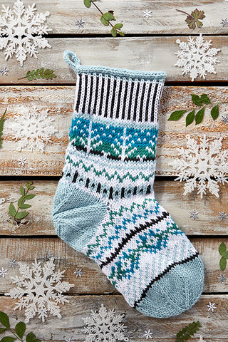 Holiday Stockings - 12 Days of Winter Collection (Universal Yarn)