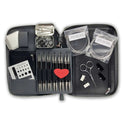 ChiaoGoo FORTÉ 2.0 5" African Blackwood and Carbon Fiber Interchangeable Knitting Needles Set