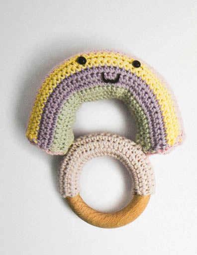 Rico Design Wood Ring for Rattle (Universal Yarn)