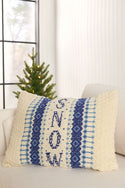 Flurries Pillow Cover : Home for the Holidays 2024 Kit (Universal Yarn)