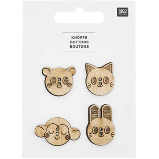 Rico Design Wooden buttons