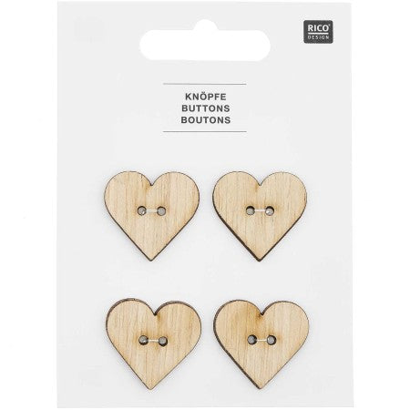 Rico Design Wooden buttons