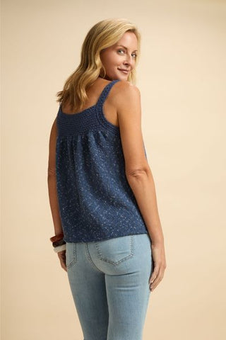 Tulum Tank - Knitting Pattern and Kit (Universal Yarn)