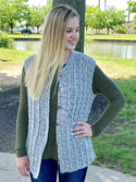 3255 Vest (Plymouth Yarn) Crochet Pattern