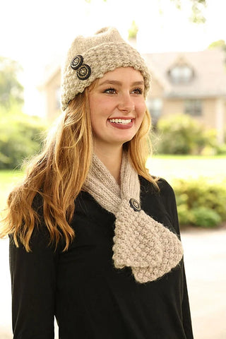 3303 Bramble Hat & Scarf (Plymouth Yarn)
