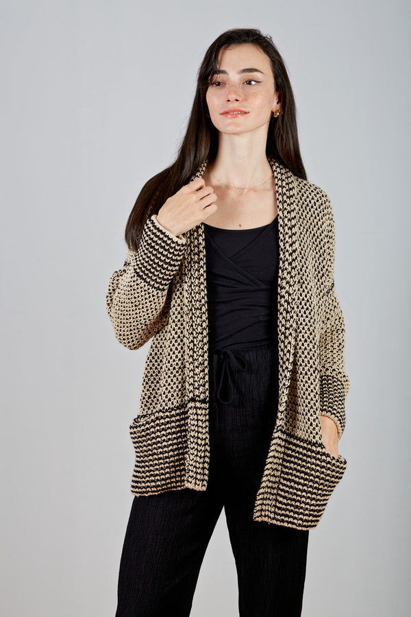 Crosshatch Cardigan Kit (Urth Yarns)